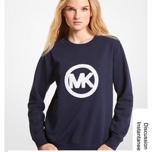 michael Kors sweater navy blue